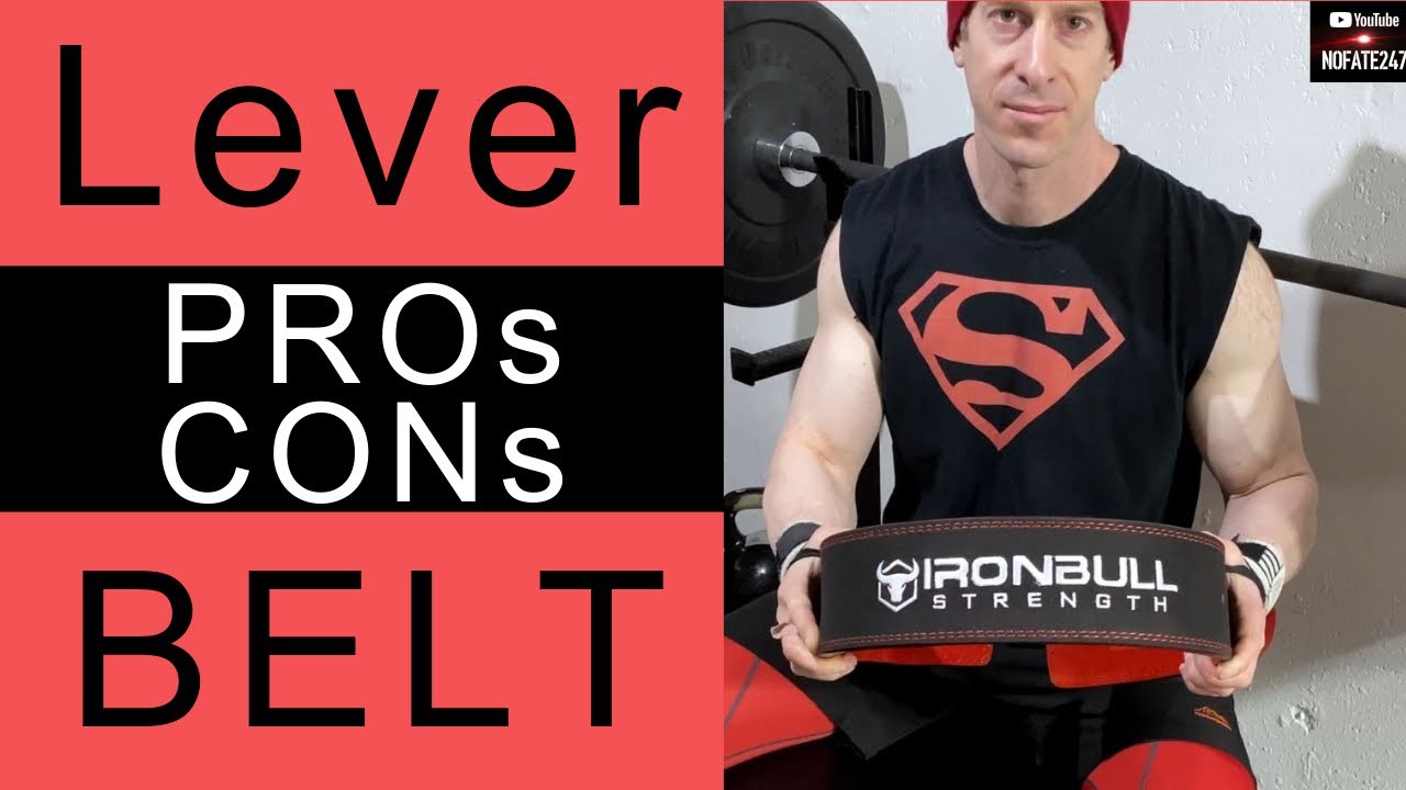 How Do Lever Weight Lifting Belts Work | Iron Bull Strength 13mm Lever ...