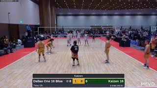 Kaizen 16 vs. Dallas One 16 Blue (2025.02.23)