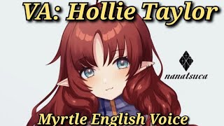 Myrtle English Voice. ALL Voicelines (E2 + Max Trust) | Arknights
