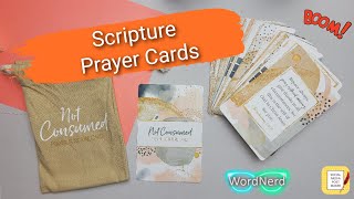 Not Consumed Prayer Scripture Cards