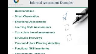 Transition Assessments: Key to Appropriate Transition Goals