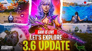 NEW UPDATE AA HI GYA BHAI😍😂| BGMI 3.6 UPDATE |FUN STREAM |Full BOOM BAAM