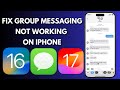 How To Fix Group Messaging Not Working On iPhone