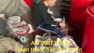 Làm Men Thuốc Bắc truyền thống , lên men thủ công , Nấu Rượu Thơm Ngon , Gửi men tận nơi