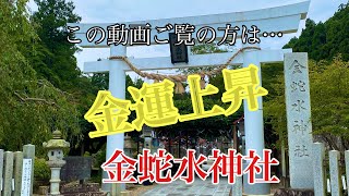 ⚠️爆運⚠️【金運上昇】「金運が、蛇の頭を撫で上がり…」リモート参拝(遠隔参拝)　金蛇水神社　宮城県岩沼市　🐍蛇を撫でる…