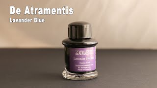 De Atramentis Lavander Blue inchiostro - ink test writing