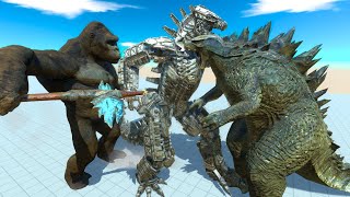 Godzilla vs King Kong: Epic Monster War in Animal Revolt Battle Simulator - ARBS