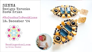 🧵🪡 SENNA #NoOneHasToBeadAlone beading workshop