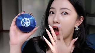 阿玛尼蓝气垫10小时带妆实测+教你怎么选粉底不踩雷！| Giorgio Armani DESIGNER ESSENCE-IN-BALM MESH cushion foundation review