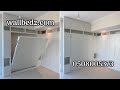 Amazing Spacious Murphy Wall Bed With Cupboards, Shelves & Drawers in Dubai | Custom Made Furniture