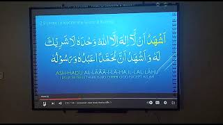 Second Kalimah Shahadat |Islam |Muslim |Tarbiyah