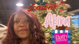 🛀 Bath & Body Works  and Akira Christmas Haul🎄 Shop With Me 🎁