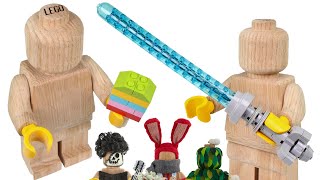$120 LEGO Wooden Minifigure Unboxing & Review!
