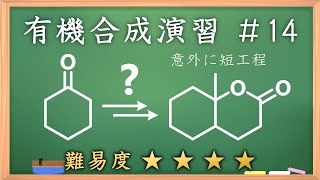 有機化学合成演習＃14：パズル感覚で有機化学センスを身につけよう♪【organic chemistry puzzle】