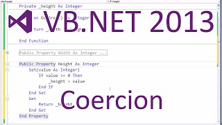 VB.NET 2013 - Coercion