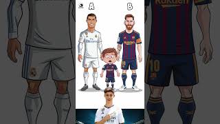 Bu KİMİN ÇOCUĞU? RONALDONUN MU? MESSİNİN Mİ? #futbol #shorts