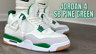 JORDAN 4 SB PINE GREEN ON FEET REP REVIEW DANDYSHOE. RU