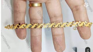 22ct gold bracelet simple and beautiful girls bracelets