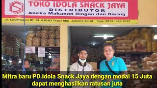 PELUANG BISNIS SNACK (Mitra Idola dengan Modal 15 juta buka toko snack)