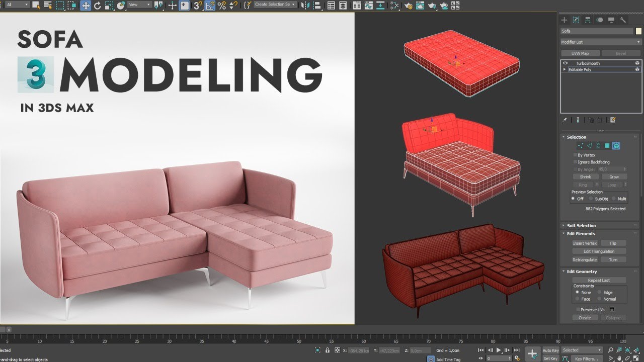 3d Sofa Tutorial Free 3d Models Of Torchere Sofa Coffee Table And