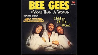 Bee Gees - More Than A Woman (4K/Lyrics)