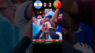 Portugal 🆚️ Argentina | Imaginary Match | Ronaldo ×Messi #shorts #football #youtube #ronaldo #messi