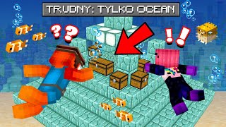 Znaleźliśmy Zaginioną ATLANTYDE!? Minecraft! ( #3 Tylko Ocean )