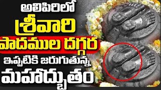 అలిపిరి శ్రీవారి పదముల దగ్గర ఇప్పటికీ జరుగుతున్న మహాద్భుతం#trending #facts