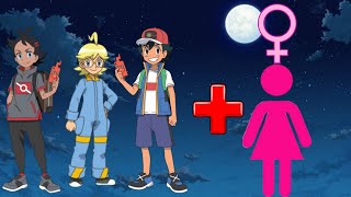 What if Leon and Ash had female mode | #viral #pokemon #pokemoncharacters  #leon #ash #SD PoGo