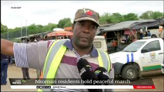 Nkomazi residents hold peaceful march against crime