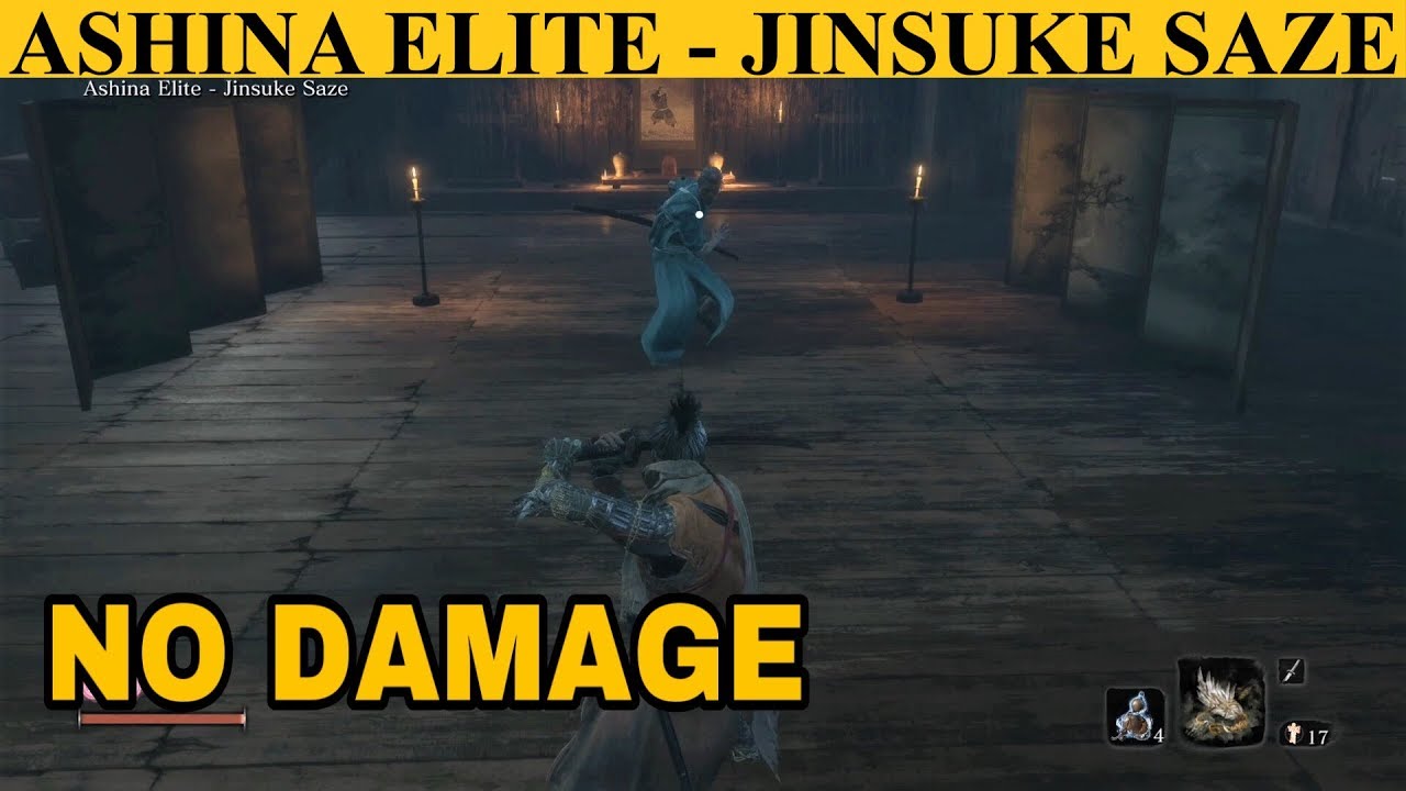 Sekiro Shadows Die Twice: Easily Defeat Ashina Elite - Jinsuke Saze (No ...