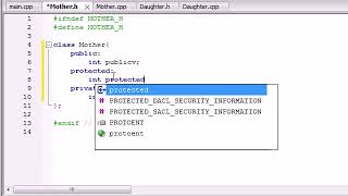 C++ Tutorials 53 protected Members