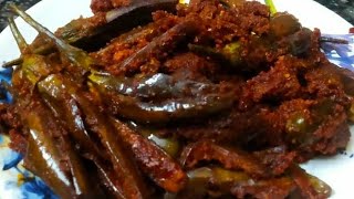 Vankaya Karam Recipe| ఆంధ్రా పెళ్ళిళ్ళ స్పెషల్ | వంకాయ కారం |   Stuffed Brinjal Fry | Eggplant fry