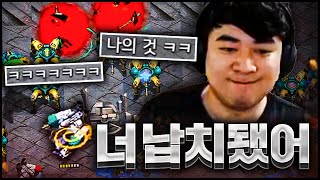 『 SCV, 너 납치된거야! 』 두종족 마컨 운영이 불가피한 상황, 그래서 상대의 SCV 를 가져왔습니다. ㅋㅋ