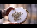 making of motifs from the book『haute couture bead embroidery オートクチュールのビーズ刺繍』motifs 49 u0026 50