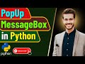 PopUp Python Message Box | How to Create Message box in Python Tkinter GUI