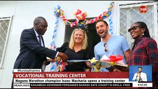 Nagano Marathon champion opens a vocational training center in Ngong