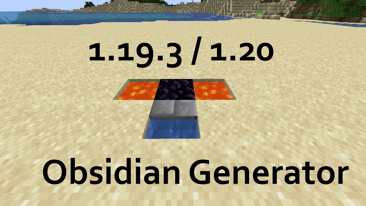 How To Make An Infinite Obsidian Generator