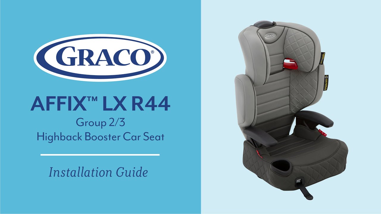 Graco Car Booster Seat Installation At Elaine Sanchez Blog