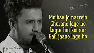 Pachtaoge Full Song (Lyrics) - Atif Aslam | B Praak, Jaani | Bada Pachtaoge | Audio | New Song 2019