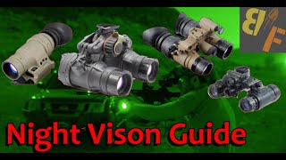 Night Vision: Confused? Don't Be. Laymen's guide.