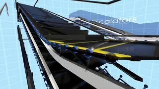 Escalator Exploded View Animation