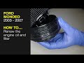 How to Renew the engine oil and filter on a Ford Mondeo 2003 to 2007