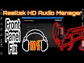 #realtek Fix Realtek HD Audio Manager Missing from Windows 10 || Configuring mic and headphone