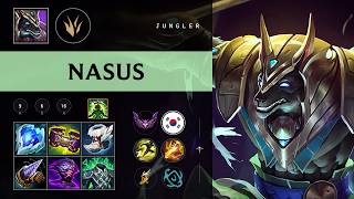 Nasus Jungle vs Qiyana - KR Master Patch 26.10