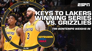 Tim Bontemps' keys to the Lakers winning the series vs. the Grizzles 🔑 | KJM
