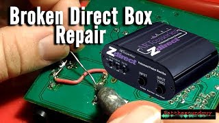 Sound Tech How-To Repair a direct box, ARTcessories Zdirect