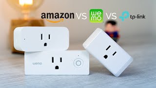 Smart Plug Shootout: Amazon vs WeMo vs TP-Link