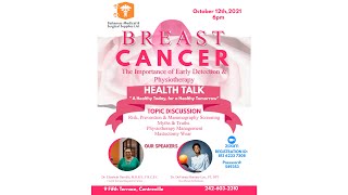 The Importance of Early Detection and Physiotherapy Management relating to Breast Cancer.