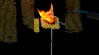 Lighter VS Noodles #creative #experiment #fireburning #science #burning #asmrfood #firefactor